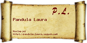 Pandula Laura névjegykártya